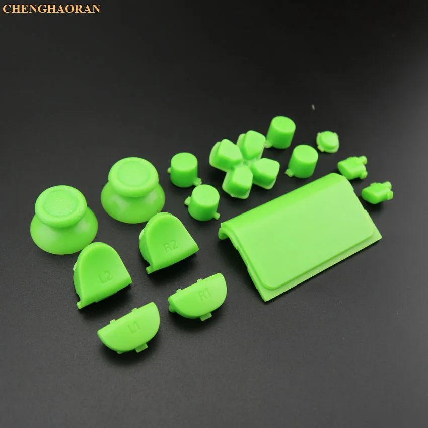 1 Набор торцевых головок 17 Цвета Thumbsticks R2 L2 R1 L1 пусковых кнопок Mod Kit для Playstation Dualshock 4 PS4 2,0 DS4 010 011 1200 контроллер