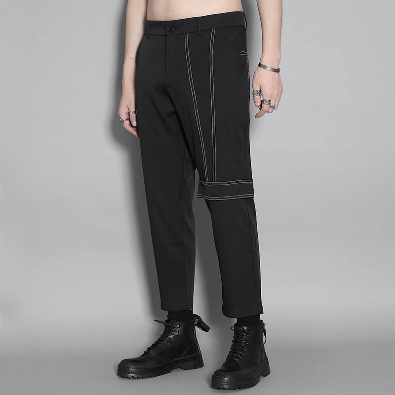 

S-6XL! Оригинальный популярный логотип, летние повседневные брюки в стиле ретро, прямые мужские брюки