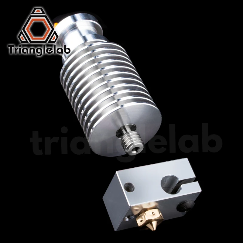 Trianglelab V6 Hemera HOTEND Heatbreak 40 Вт 12 В/24 В для 3D принтера CR 10S V2|Детали и аксессуары