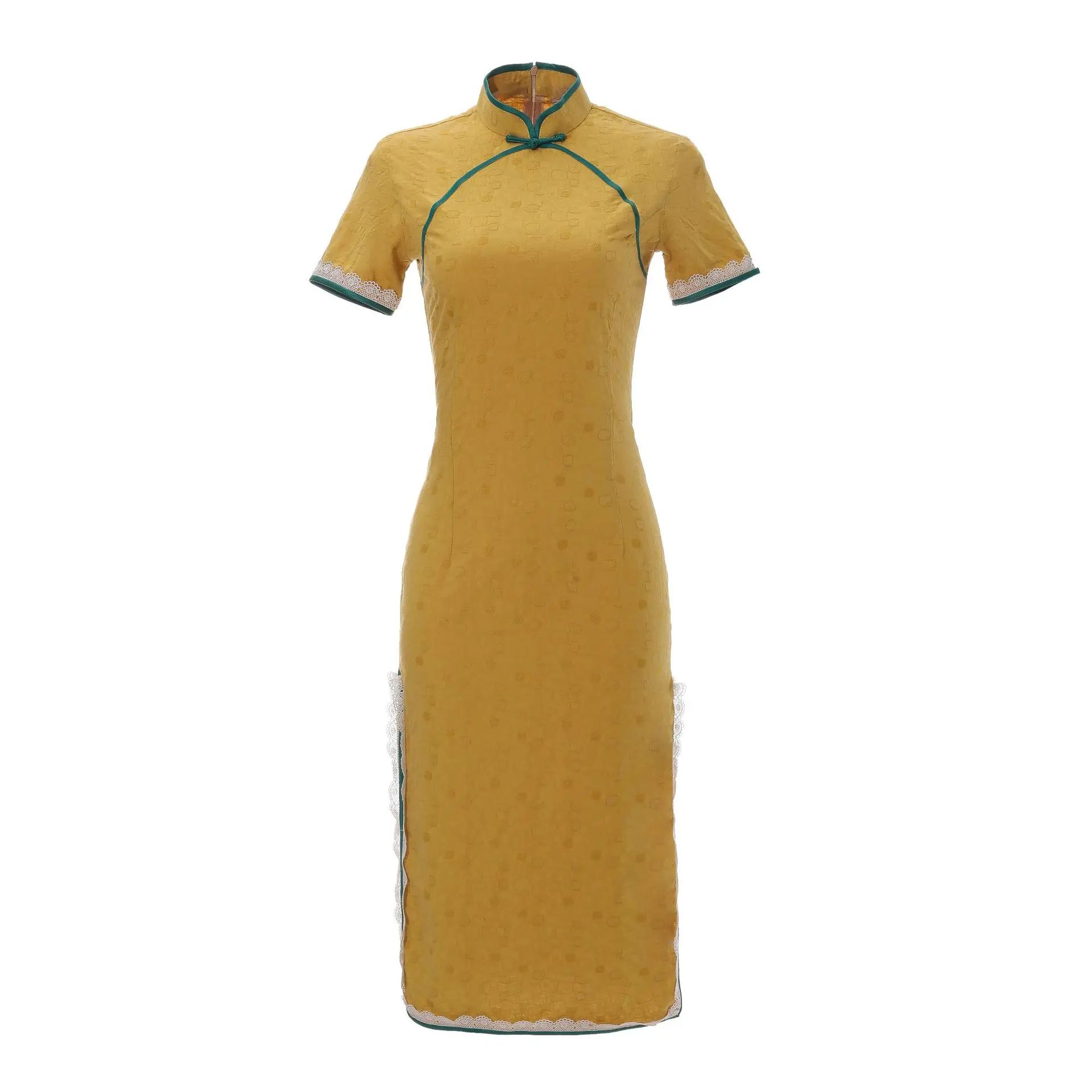 Китайское платье свадебное кружевное традиционное платье для женщин cheongsam китайский стиль длинное qipao с вырезами кружевное вечернее платье