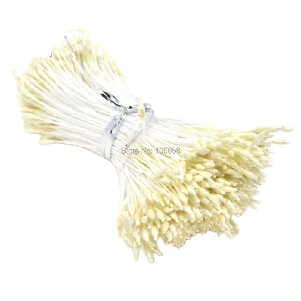 420 шт. 1 мм Искусственные тычинки с двумя головками|flower stamen pistil|stamen pistilpearl flower |