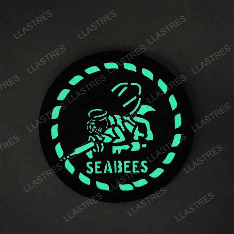 Военно-морской флот США Seabees инфракрасная нашивка тактическое военно-морское дно
