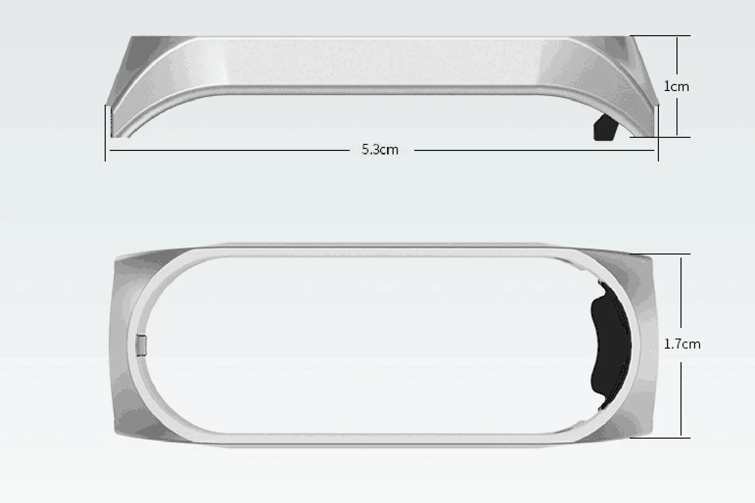 Ремешок для mi Band 4/3, ремешок на запястье, металлический, без винтов, нержавеющая сталь, для Xiaomi mi, ремешок на 4/3, браслет mi Band 4/3, напульсники