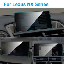 Car Screen Protector for Lexus NX200 NX300 H NX200T NX Series Interior Car GPS Navigation Tempered Glass Screen Protective Film