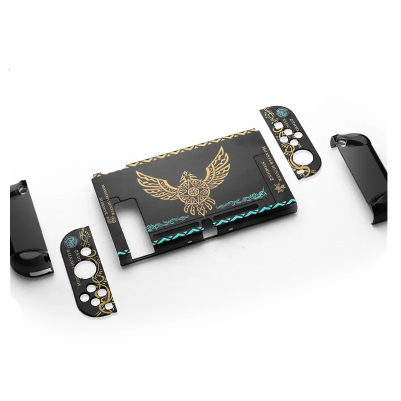 Тонкая задняя жесткая крышка Nintendo Switch разделенный защитный чехол из закаленного