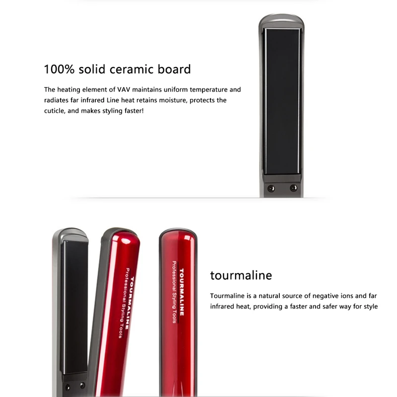 Яркий и профессиональный выпрямитель для волос светодиодный дисплей плоский