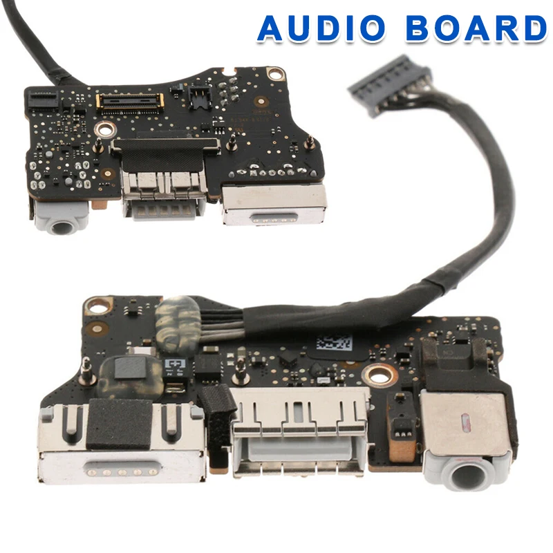 DC разъем питания I/O плата зарядки порт гибкий кабель Разъем для Macbook Air A1466 13 дюймов