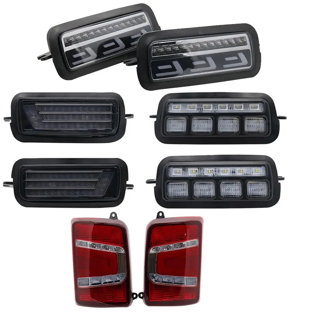

led lights car accessories For Lada Niva Car Led Headlight Daytime Running Lamp For Lada Niva 4X4 1995-2019 Car Turning