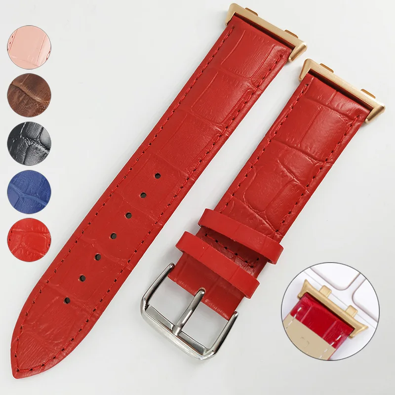 

46mm 41mm Cow Leather bands for OPPO Watch Band Series 41mm loop Bracelet Belt For OPPO Smart Watch accessories 46mm