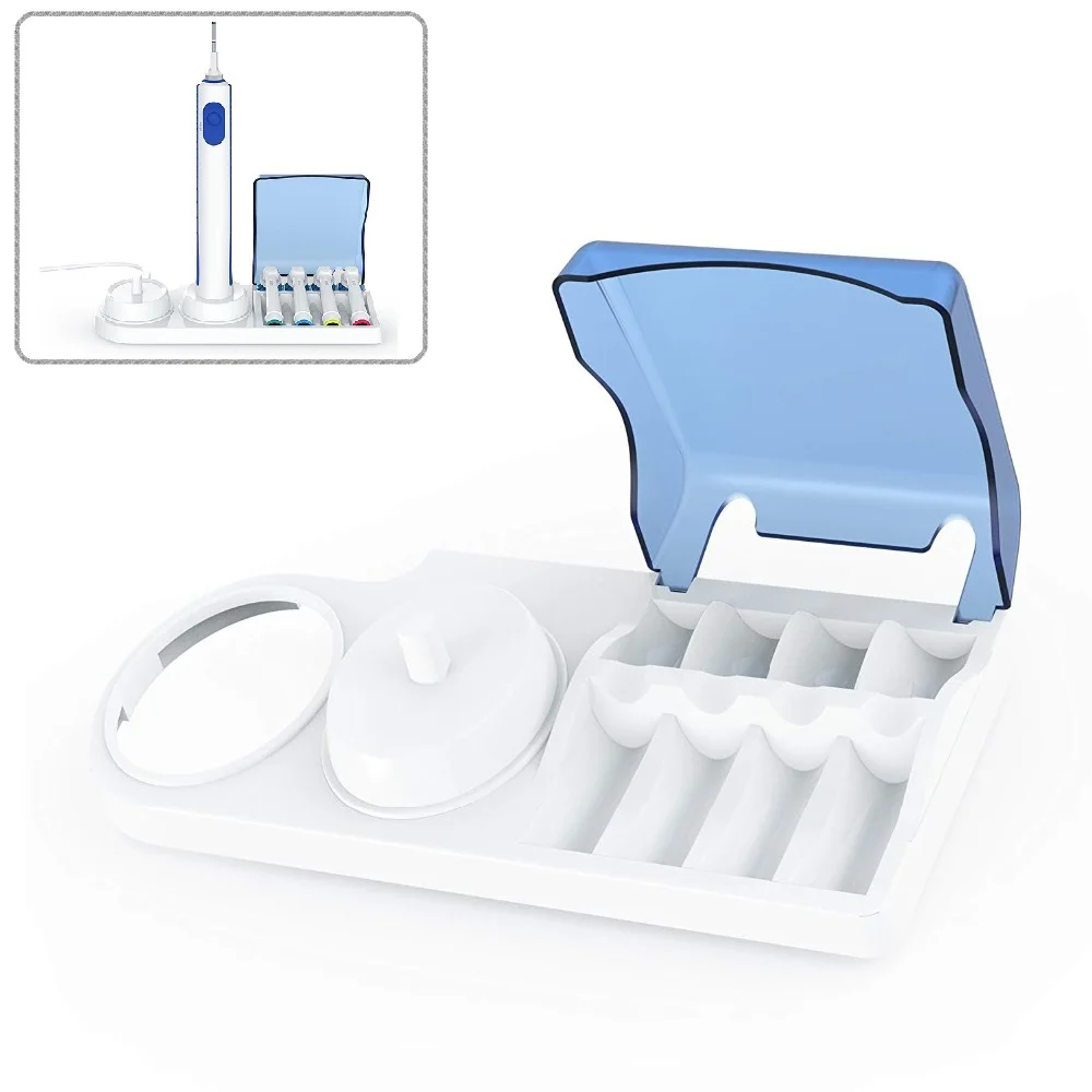 Электрическая зубная щетка держатель головок чехол для Braun Oral b Fit Сменные насадки