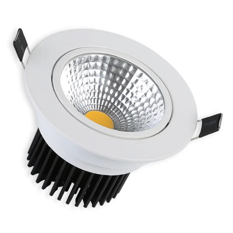 

Super Bright Recessed LED Dimmable Downlight COB 5W 7W 9W12W 15W 18W20W 30W LED Ceiling Spot Light LED Ceiling Lamp AC 110V 220V