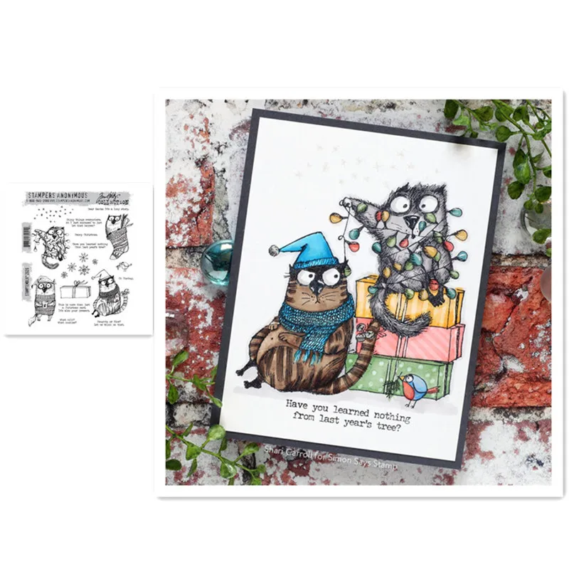 

CAT Cutting Dies for Scrapbooking Stamping Cutting Templates New Clear Stamps and Dies New Arrival Metal Dies Cutters Arts