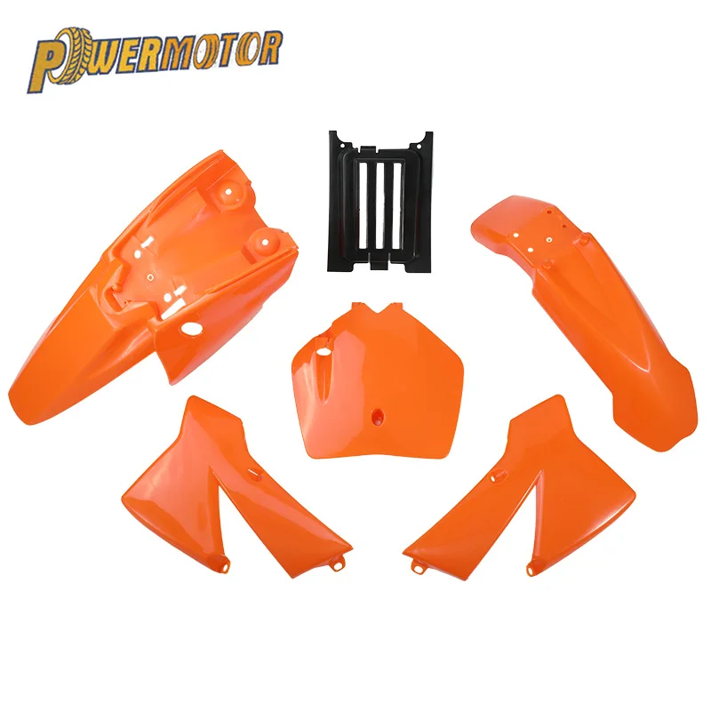 

3 color Plastic Body Fender Kit For SX 50CC 50 50SX 50 Mini Adventure Junior Adventur 2003-2008 Dirt Bike Pit Bike