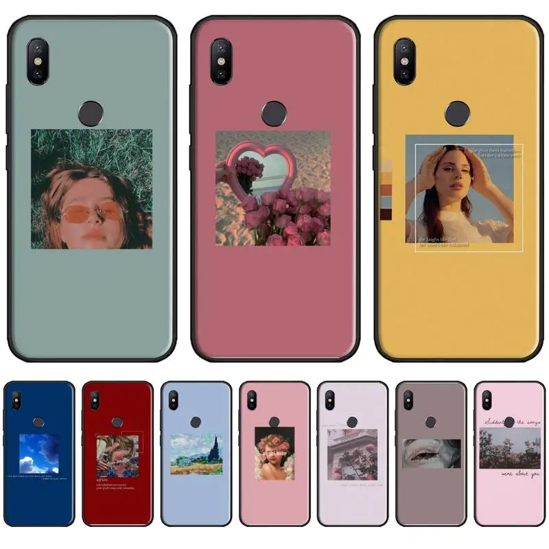 

Aesthetics songs lyrics flower angel Phone Case For Xiaomi Redmi 7 9t 9se k20 mi8 max3 lite 9 note 8 9s 10 pro Soft Shell