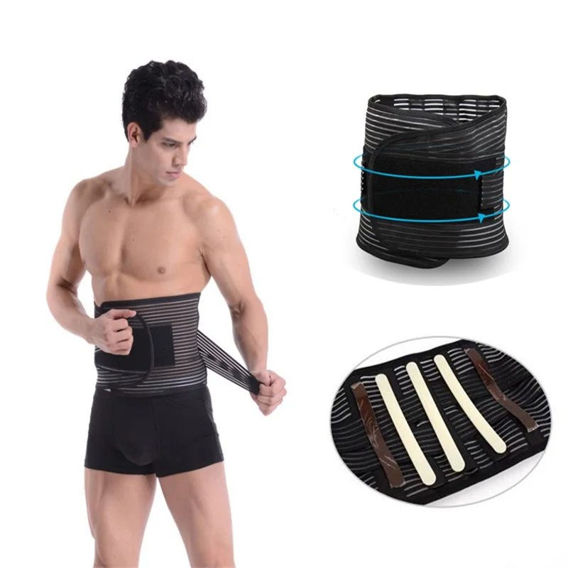 1 шт. поддержка спины Регулируемый Поясничный Бандаж поддерживающий пояс с