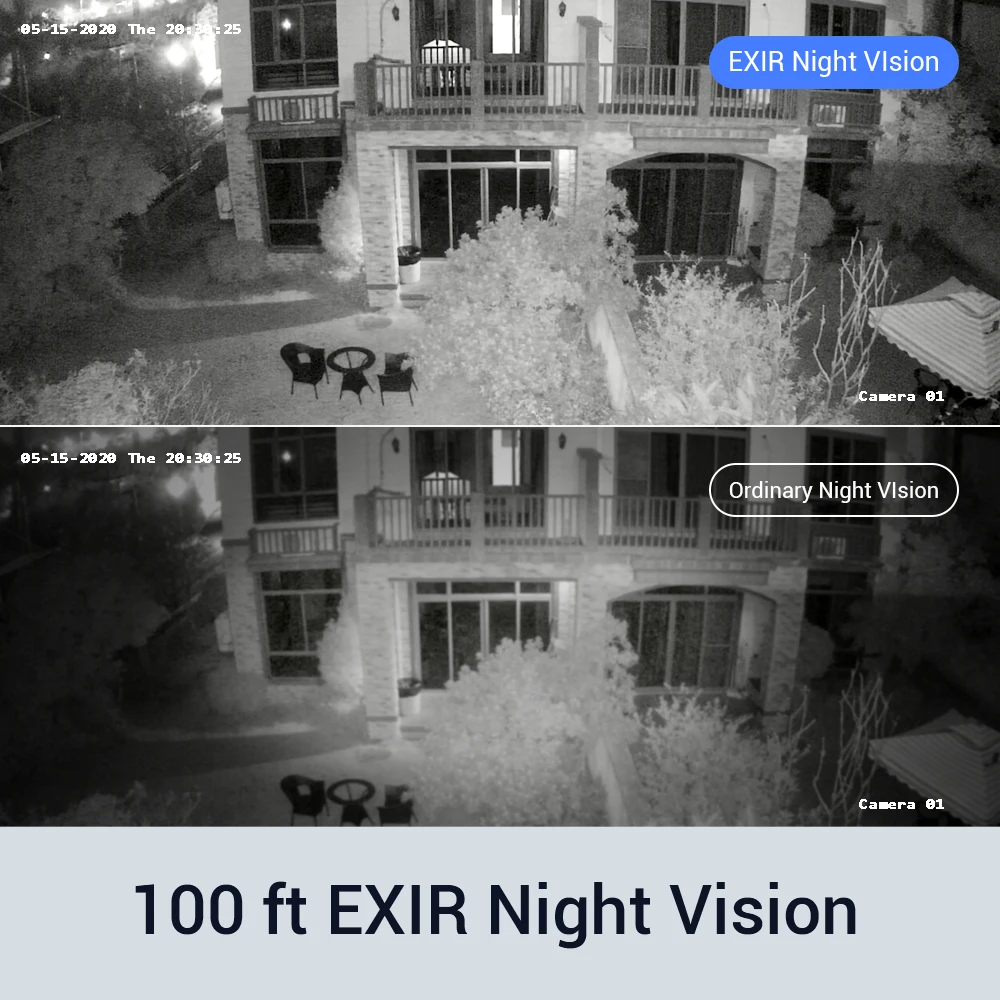 annke 1x c500 5mp poe ip camera outdoor indoor weatherproof security network bullet home ip camera with 100ft exir night vision free global shipping