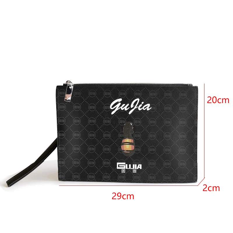 

Итальянская оригинальная сумка с принтом логотипа gujia, мужская сумка, роскошная вместительная мужская сумка-конверт, с коробкой и пылесборн...