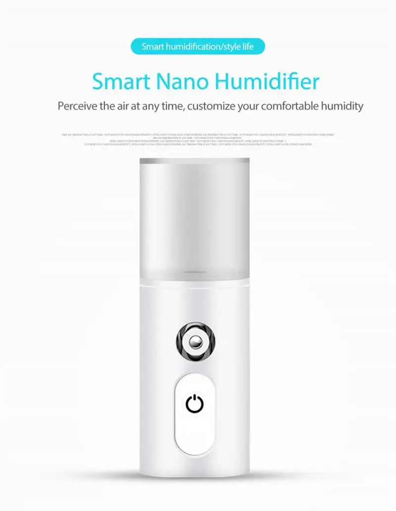 Умный ультразвуковой увлажнитель воздуха 30 мл мини USB аромадиффузор гидратация