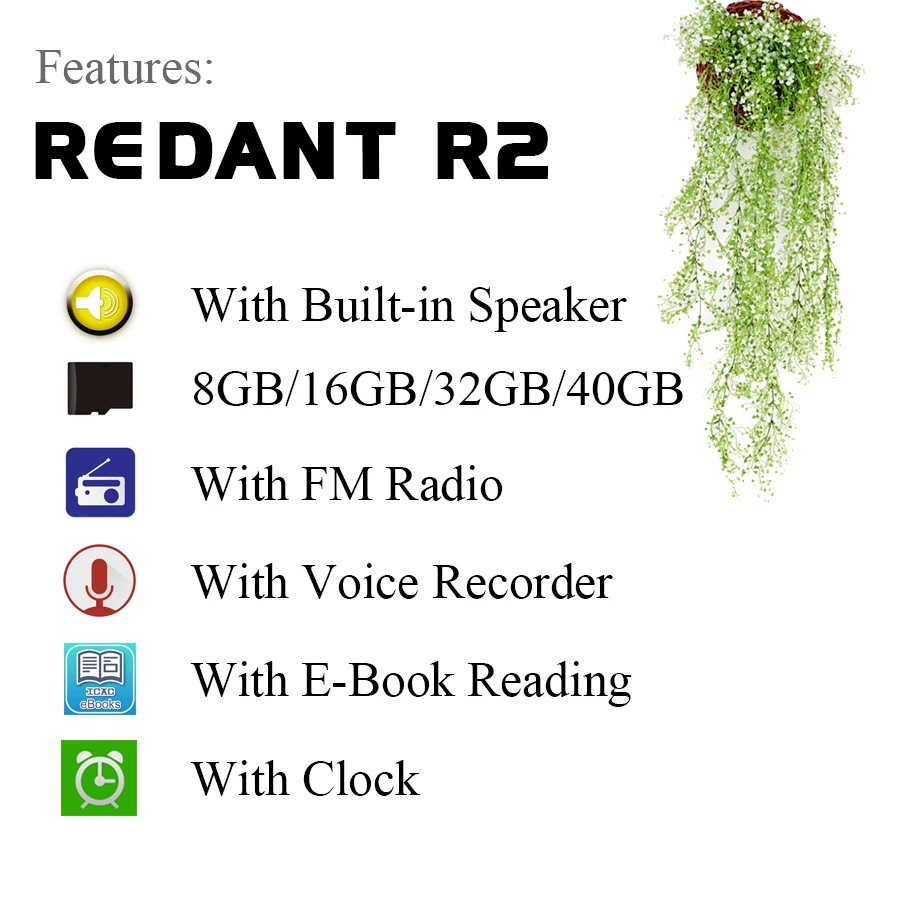 Mp3-плеер без потерь компактный металлический плеер с поддержкой Wi-Fi и FM-радио 4 ГБ/8