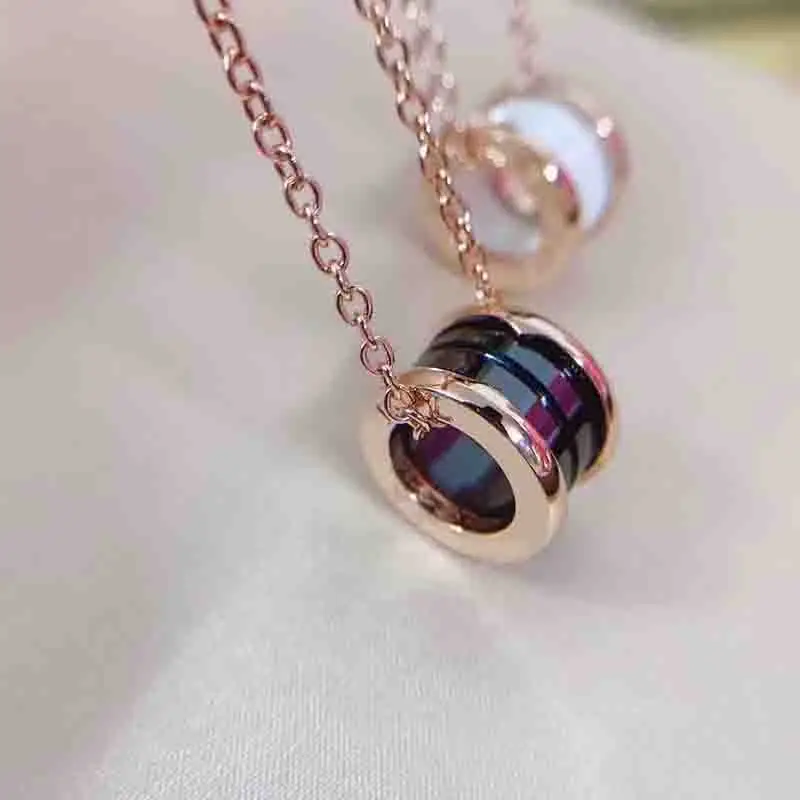 

Классические черные керамические ожерелья Bvl для мужчин и женщин, модные роскошные украшения, подходят для подарка на день рождения влюблен...