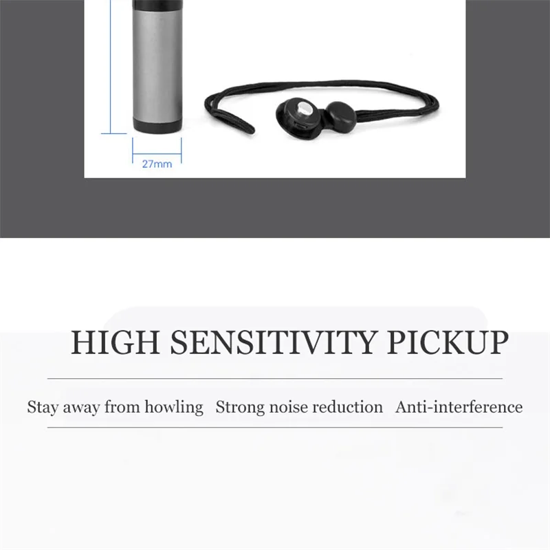 FELYBY UHF Беспроводной конденсаторный микрофон Портативный Ручной для интервью