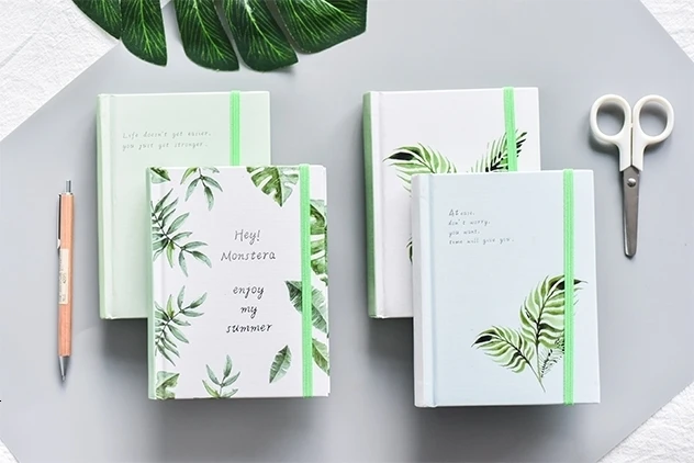 "Monstera" твердая обложка чистая бумага Freenote тетрадь Исследование Дневник Журнал Красивый Блокнот Памятка