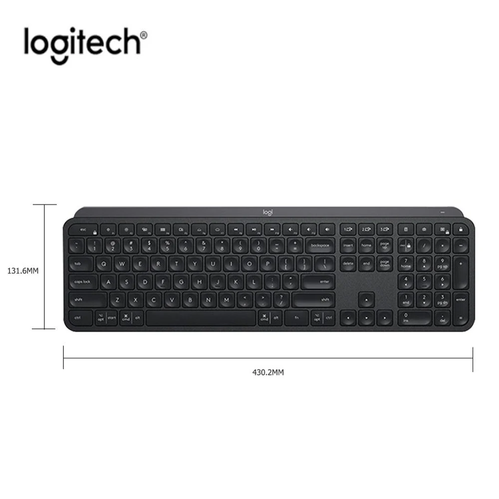 Logitech MX Keys wireless Bluetooth charging backlit keyboard ultra-thin mute portable business office home 104-key | Компьютеры и