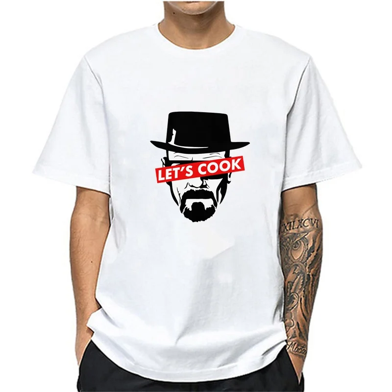 

Breaking Bad T Shirts Heisenberg Shirt Walter White Shirt Short Sleeve O Neck Tops Tees Shirt