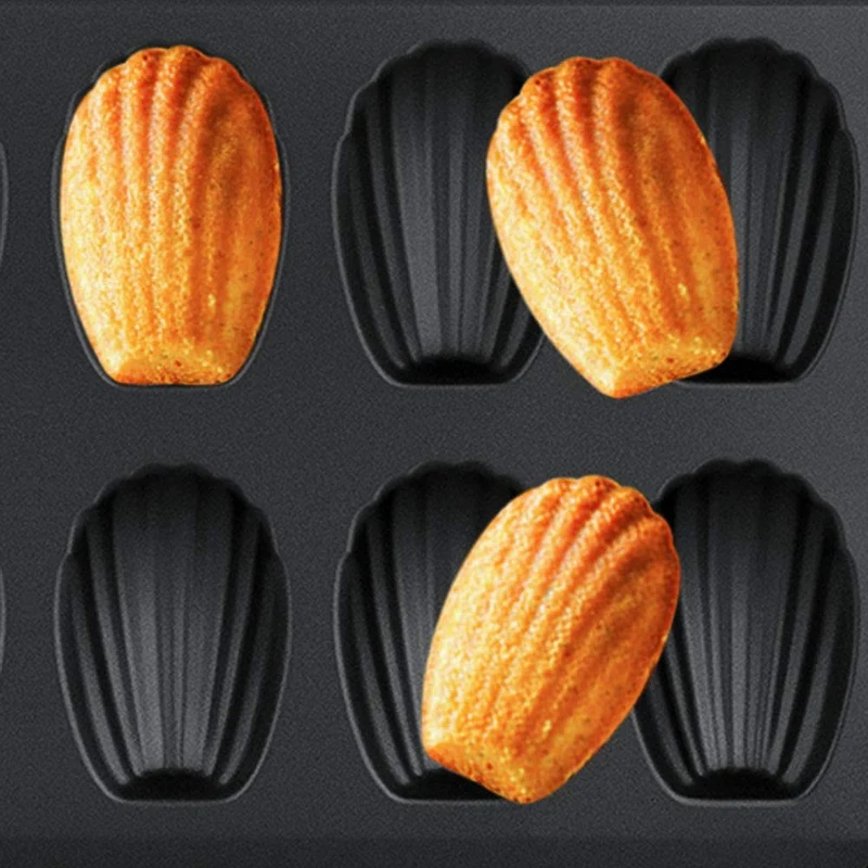 2 упаковки антипригарный горшок Мадлен форма для выпечки 12 с оболочкой противень