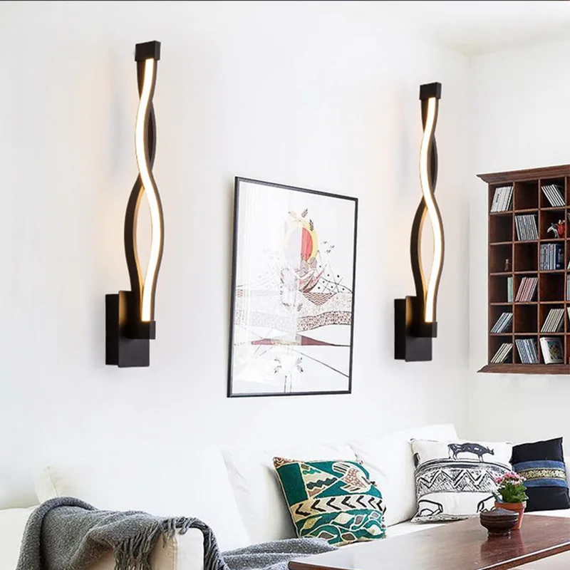 Простой светодиодный настенный светильник для спальни современные настенные