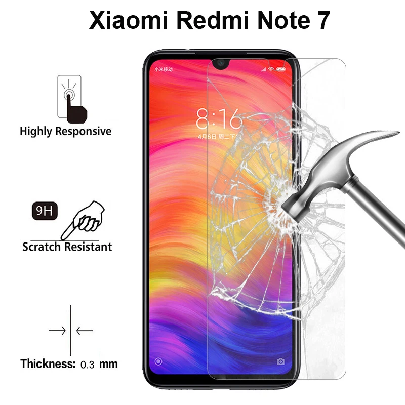 2 шт. закаленное стекло для Xiaomi Redmi 7A HD защитная пленка телефона Защитное Note 7|screen