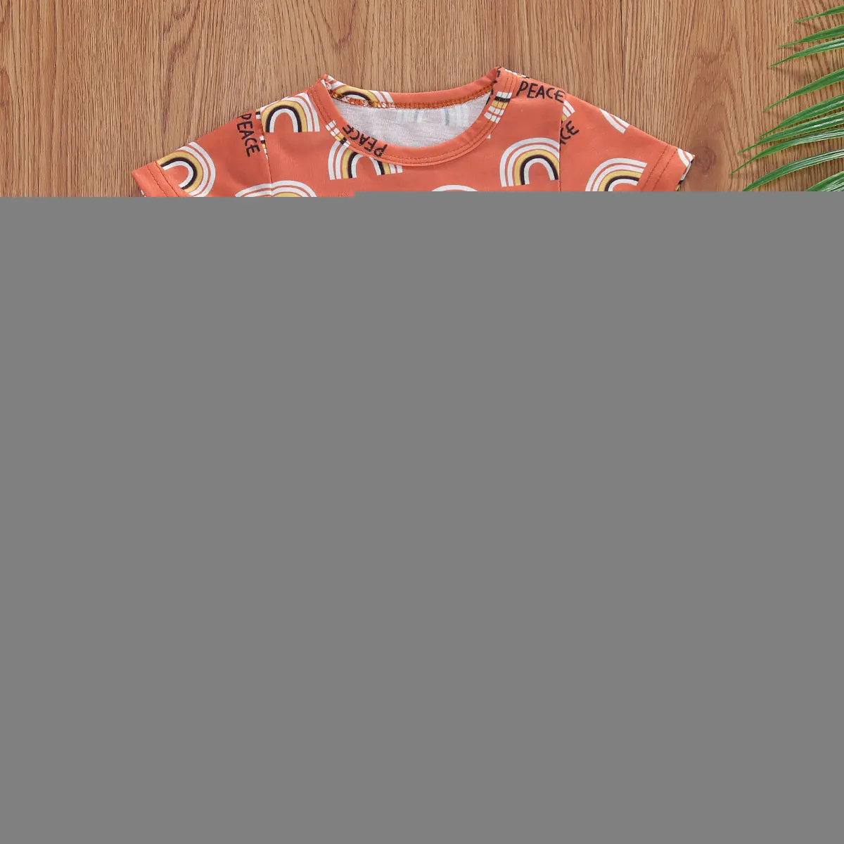 

Lovey 0-24M Infant Baby Girl Romper Rainbow Striped Print Short Sleeve Summer Playsuit Jumpsuit Boys Girls Cotton Clothes