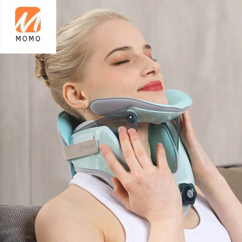 Cervical Vertebra Traction Holder Correction Neck Brace Neck Medical Stretch Physiotherapy Inflatable Therapy Hot Compress Home