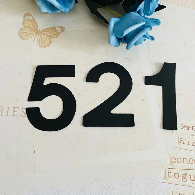 Цифровое украшение большого размера металлические высекальные штампы сделай