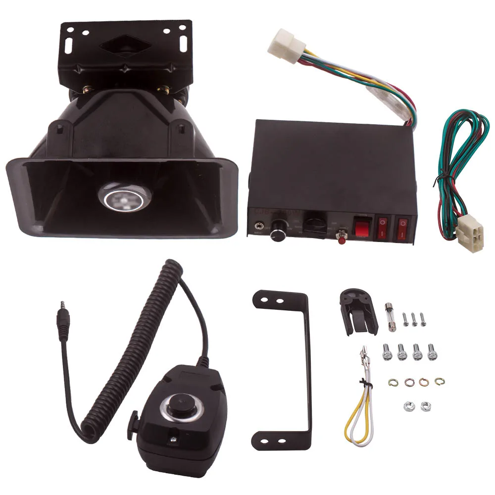 200 Вт 9 звук громкий звуковой сигнал автомобиля Предупреждение PA Динамик микрофон