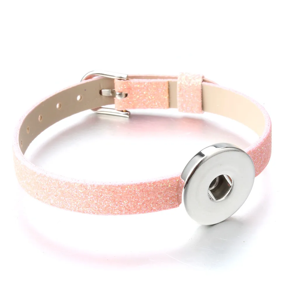 Лидер продаж кожаный браслет с кнопками-застежками 2 шт./лот оснастки из