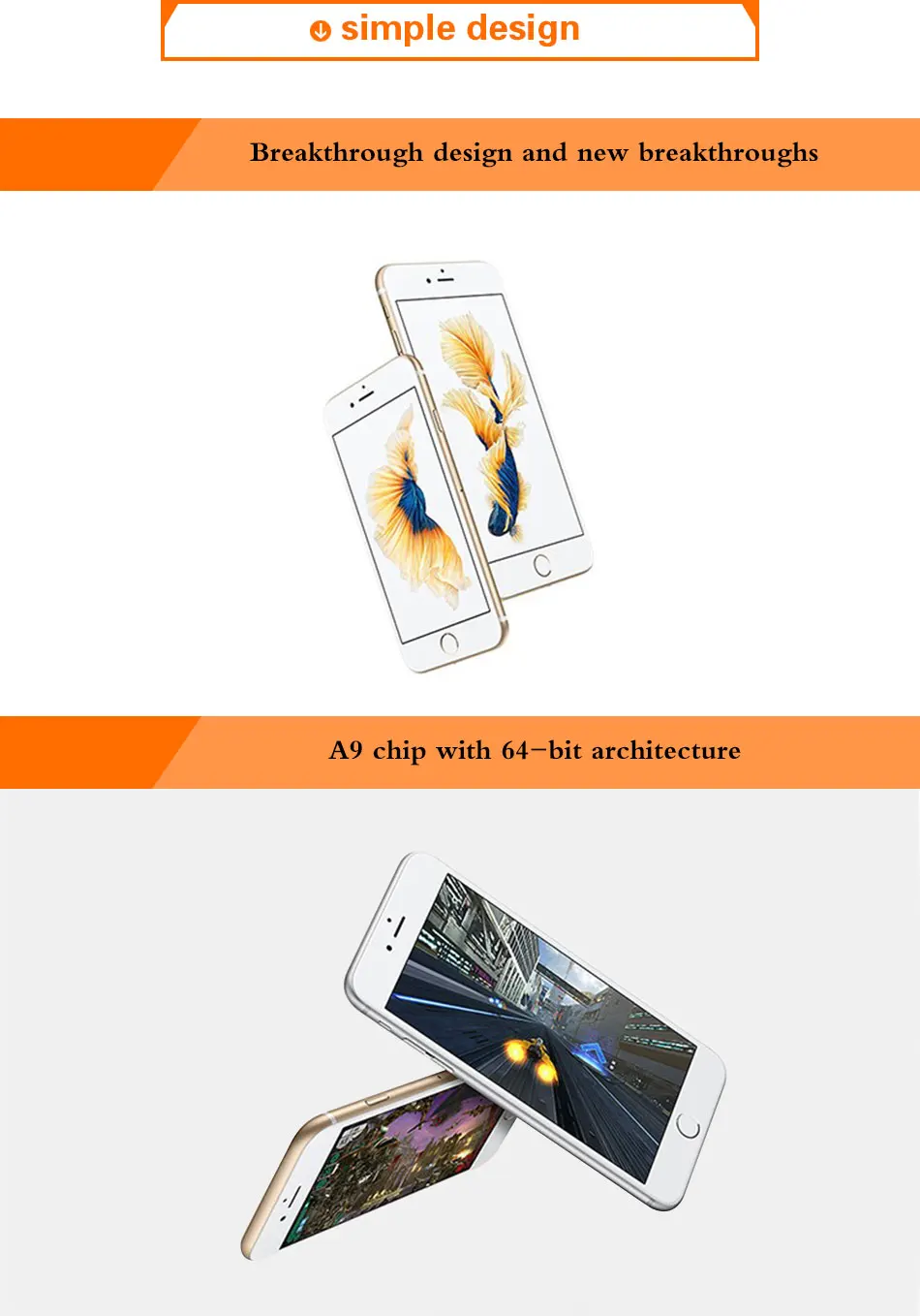 Apple iPhone 6S A1688 Sprint Версия Мобильный телефон 4," 2 Гб Оперативная память 16 Гб Встроенная память 12.0MP Камера 1715 мА/ч, два ядра мобильного телефона