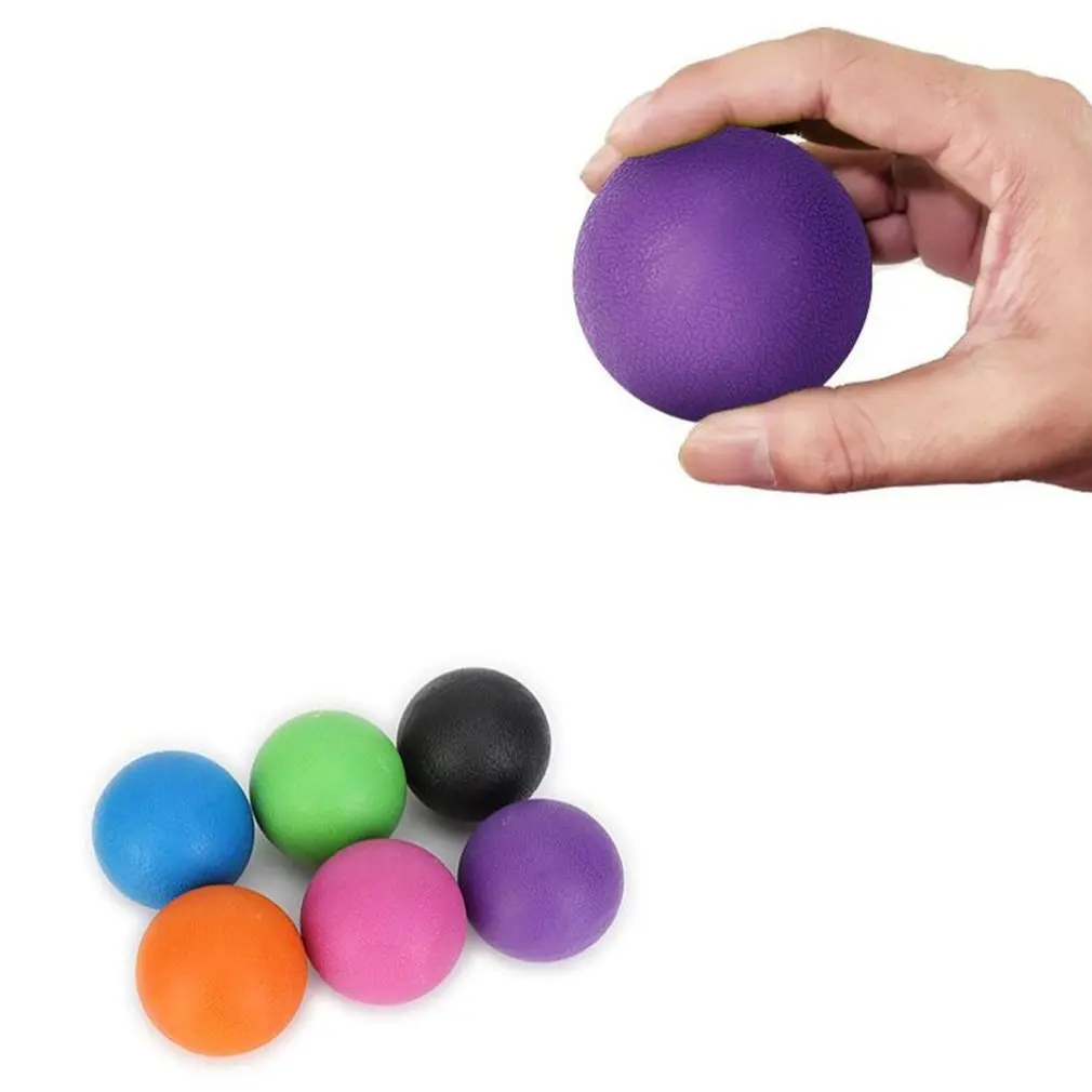 Механическая блокировка 63 мм Лакросс мяч фитнес для массажа йоги TPE резиновые