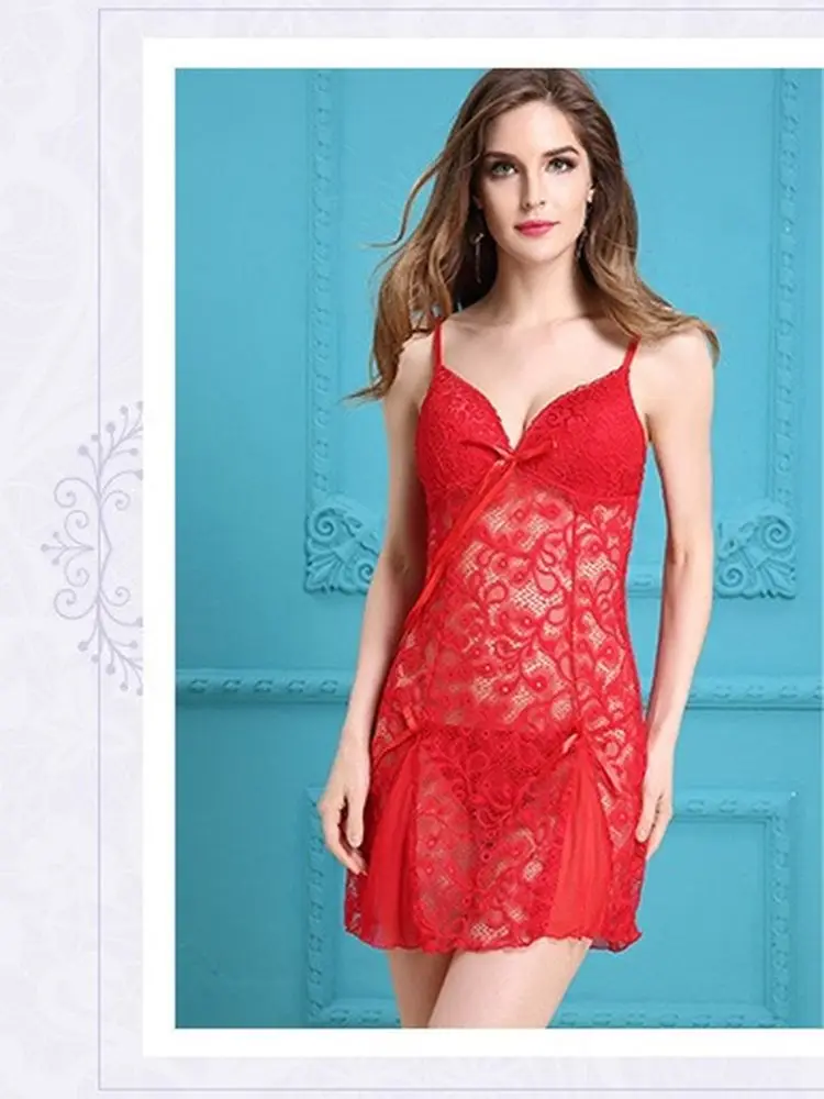 

Open-minded underwear European and American perspective mesh pure sexy pajama lady seduction sexy pajama sling