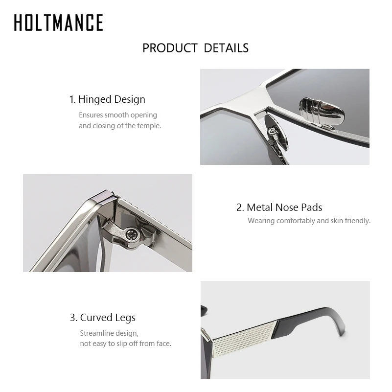 

New Square Polarized Men Sunglasses Women Big Frame Stylish Driving Sun Glasses Luxury Brand Designer Photochromic Shades UV400