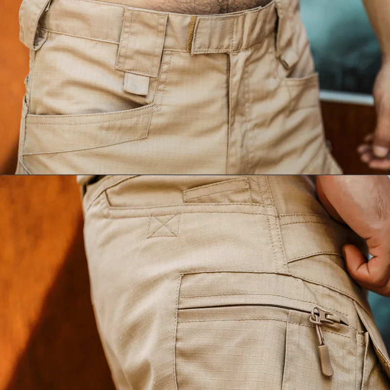 

Men Relaxed-Fit Work Short Multi-pocket Outdoor Daily Sport Casual Cargo Shorts K2