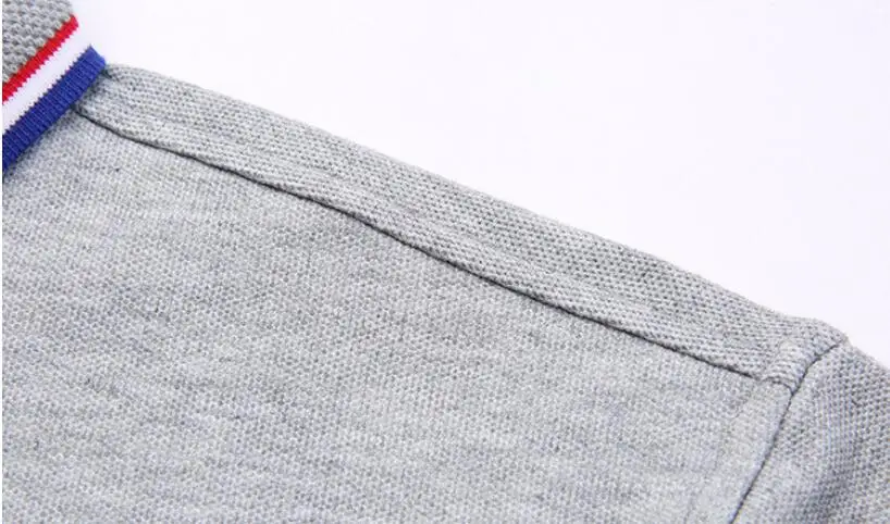 

LJ486 Summer Men Polos Shirt Clothing Pure Cotton Men Business Casual Male Polo Shirt Short Sleeve Breathable Shirt