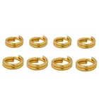 100 шт., соединительное кольцо из нержавеющей стали