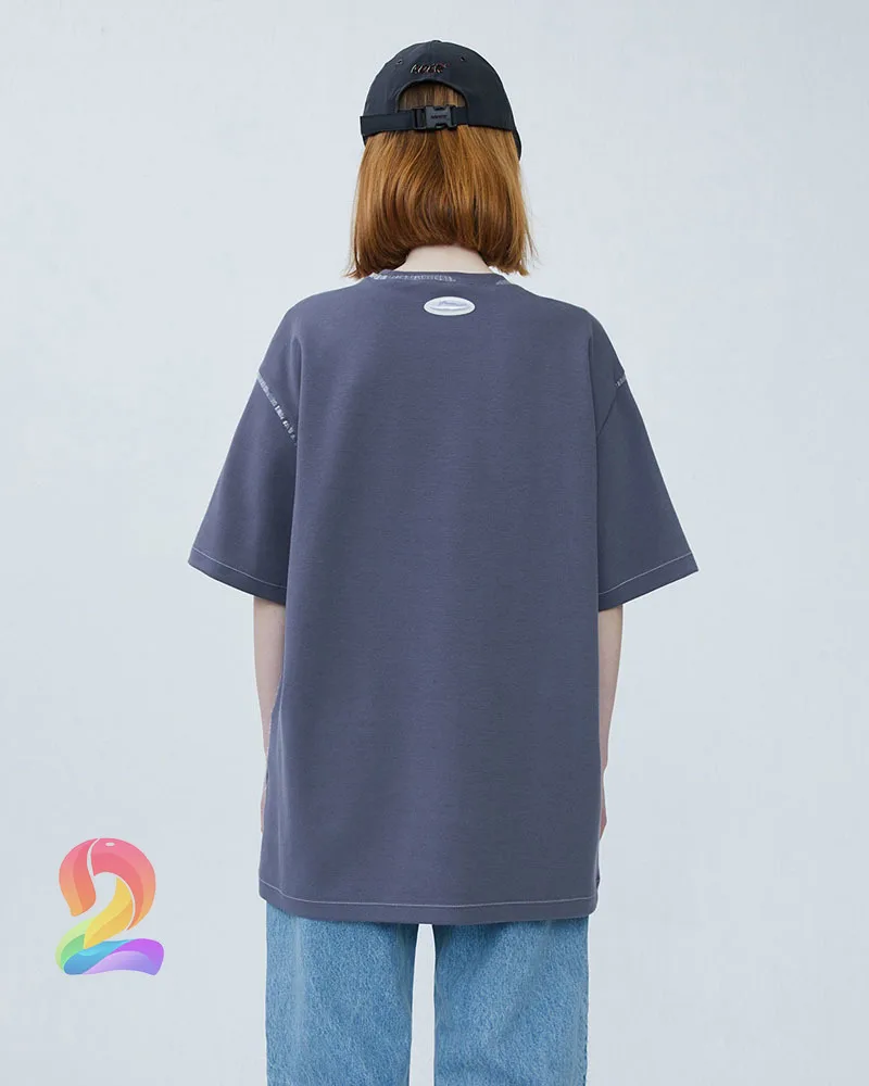 

ADER ERROR Plastic Tort.lap T-shirt High Quality Crew Neck Loose Men's Clothes Adererror Fashion Casual Women's Harajuku T Shirt