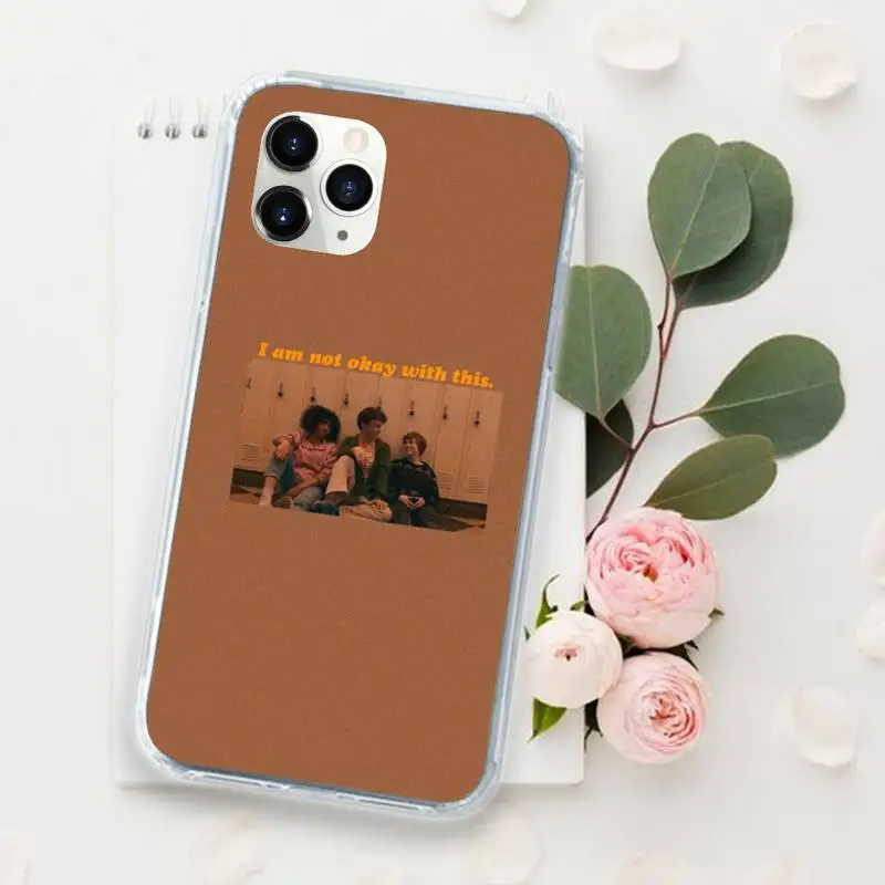 

I am not okay with this TV series Phone Case for iPhone 11 12 pro XS MAX 8 7 6 6S Plus X 5S SE 2020 XR funda coque