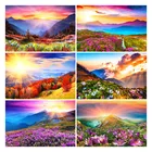 Алмазная живопись пейзаж, полноразмерная квадратнаякруглая Алмазная вышивка 5D сделай сам, мозаика из горного искусства, вышивка крестиком, украшение для дома