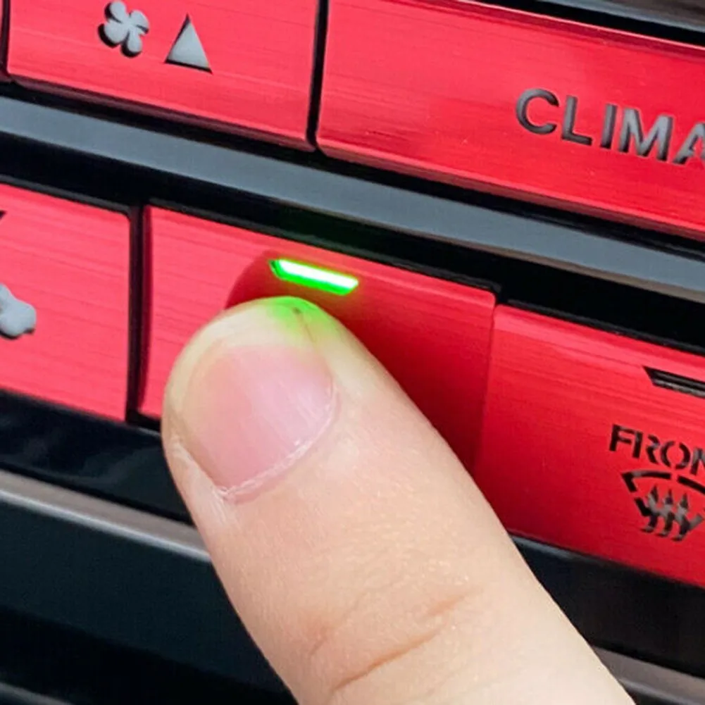 

Red Button Cover Trim Replacement For Honda CR-V 2017-2021 GL Useful Durable
