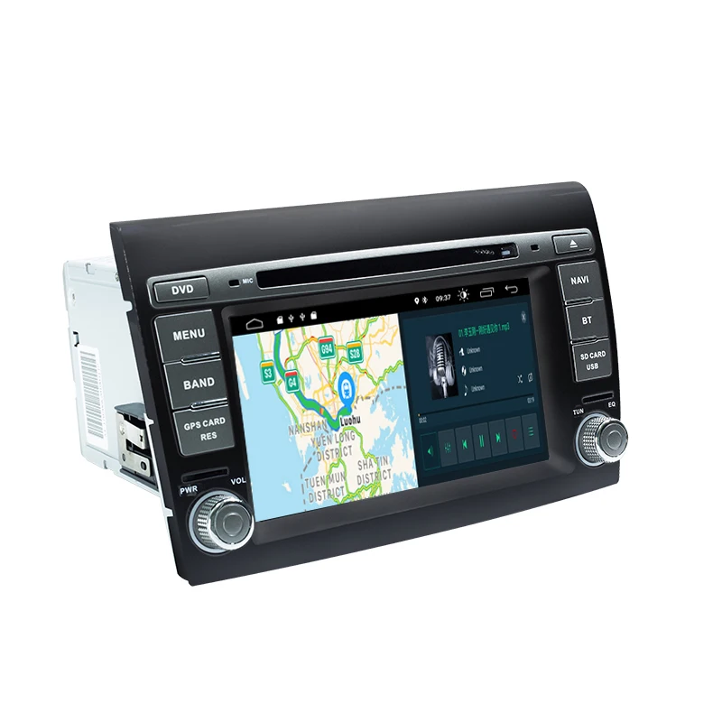 Автомобильный мультимедийный плеер IPS DSP 2 Din Android 10 для Fiat/Bravo 2007 2008 2009 2010 2011 2012