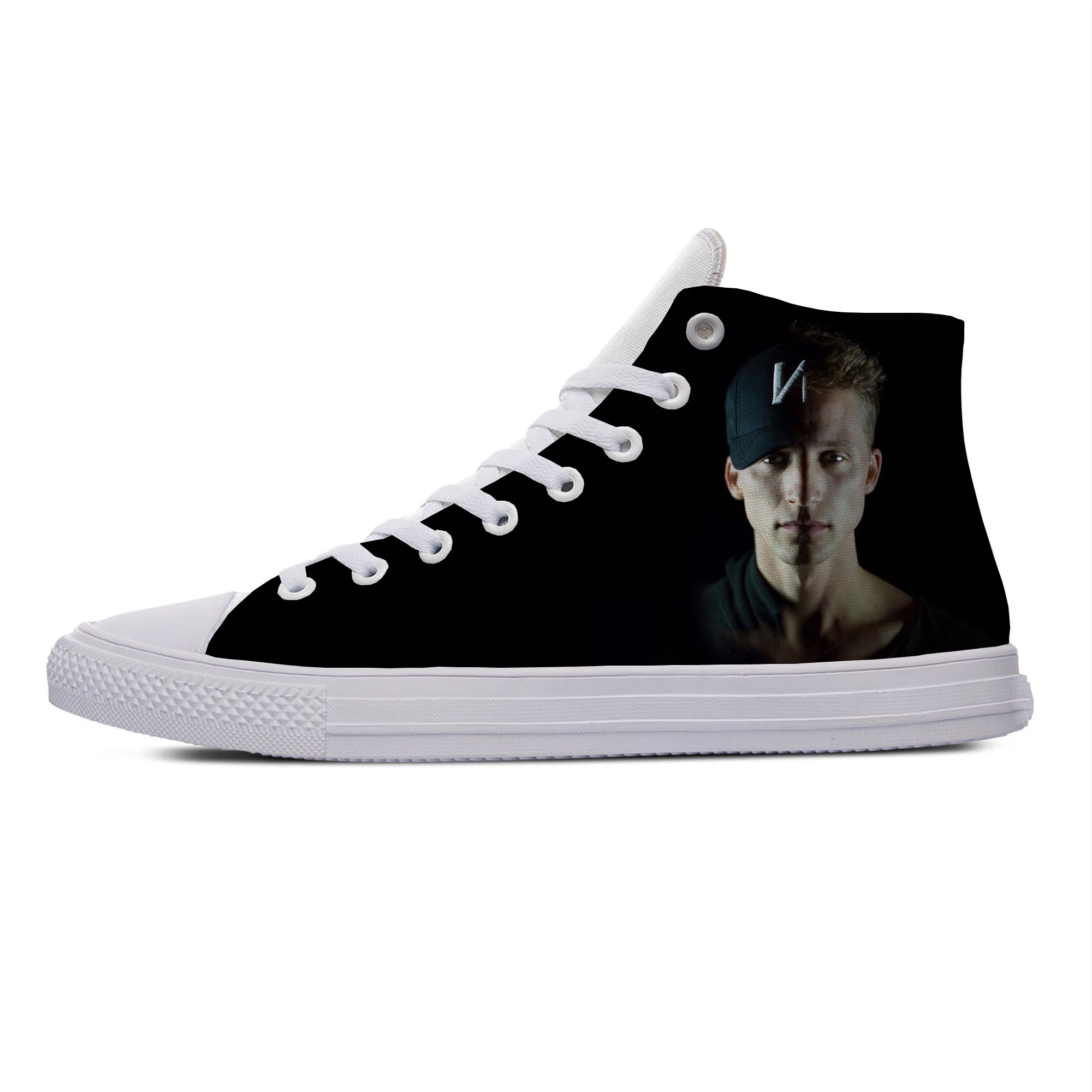 

Hip Hop Rapper NF Nathan John Feuerstein Hot Cool Fashion Casual Shoes High Top Breathable Sneakers 3D Print For Men Women