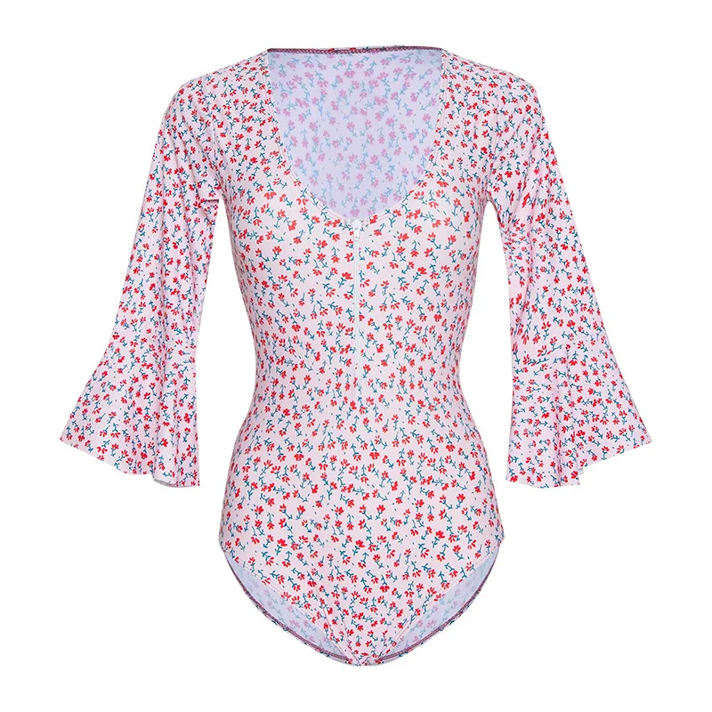 Купальник 2019 модная женская летняя одежда для серфинга девушек Рашгард длинный